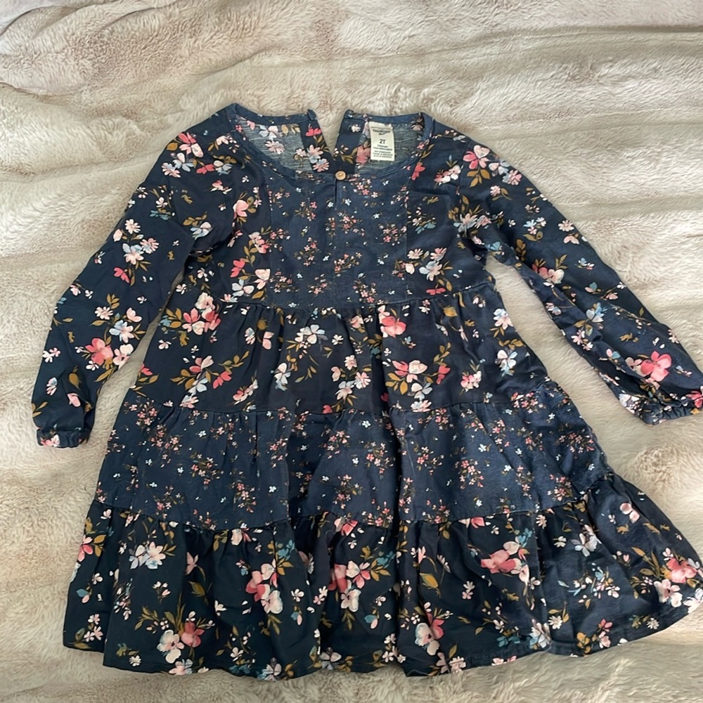 Osh Kosh Floral Dress 2T